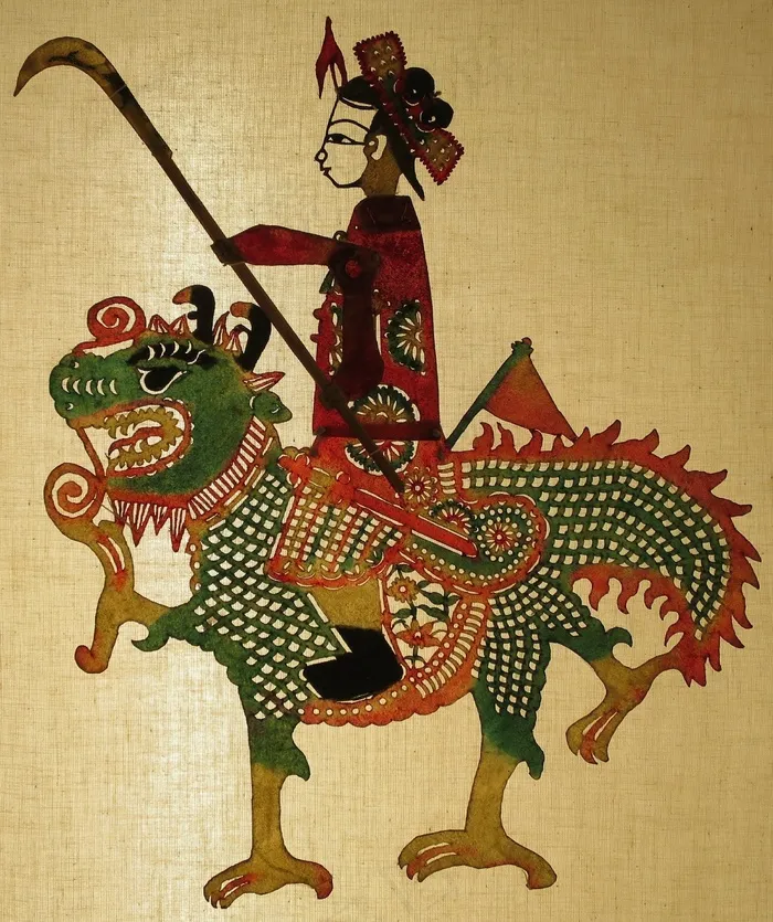 绘画，女性，战士，魔法，动物，阴影