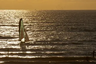 Zandvoort，海滩，北海