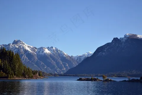 山,湖,蓝天,风景,自然,宁静 山,湖,蓝天,风景,自然,宁静