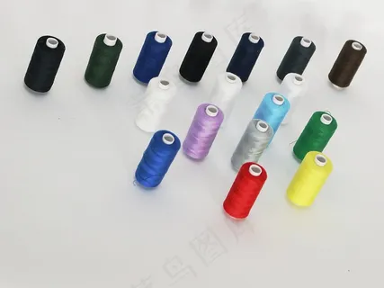 缝纫线，时装，颜色，多色，线圈，线圈
