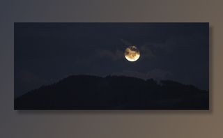 圆月,月亮,灯,月偏食,吸顶灯,天空月亮月出夜