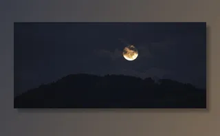 圆月,月亮,灯,月偏食,吸顶灯,天空月亮月出夜