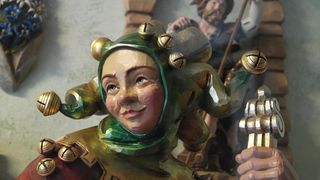 木，无花果，工艺，雕刻，木雕，雕刻，脸