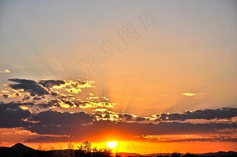 日落，天空，红色，景观，暮光之城，生态，西