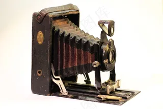 相机，复古，老，白，背景，摄影