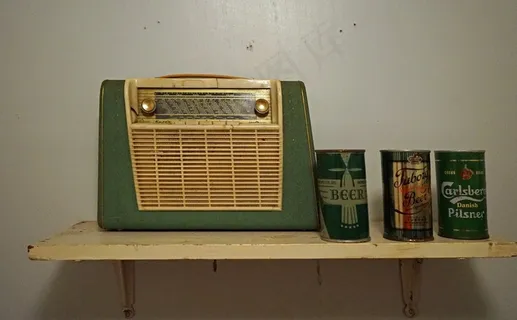 便携式收音机，收音机，50S，音乐，怀旧，复古