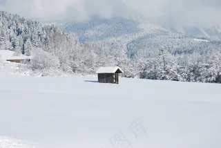 机舱，冬天，雪，演习，自然，冬季景观