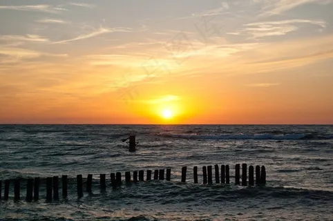 海,日落,波罗的海,云,晚上,天空 海,日落,波罗的海,云,晚上,天空