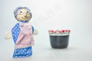 娃娃，奶奶，儿童玩具，木材，玩，怀旧