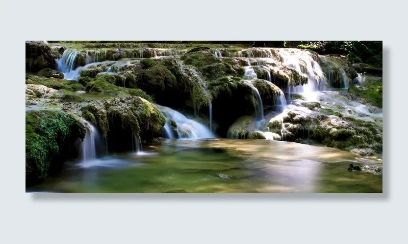 级联，水，河，山，自然，漩涡