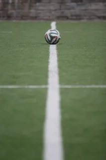 足球，球，游乐场，线，和谐，平衡