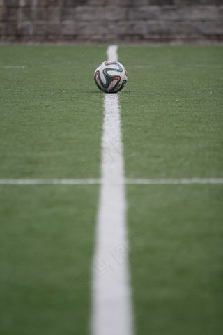 足球，球，游乐场，线，和谐，平衡