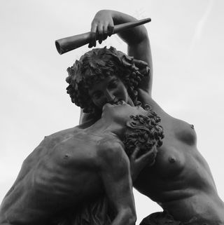 肌肉男,雕像,男人,非洲黑人,人物特写,男人和女人的雕塑