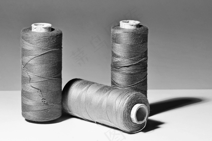 纱，线，静物，Čenobílé，阴影，光