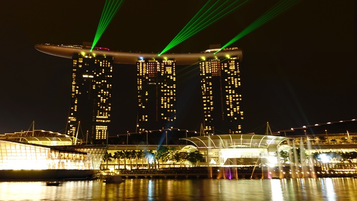 新加坡，滨海湾金沙，新加坡标志性建筑