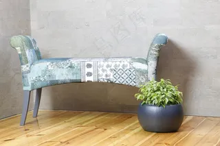 假期，沙发，花卉，家具，风格，装饰