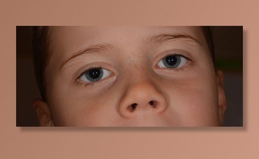 儿童，女孩，脸，眼睛