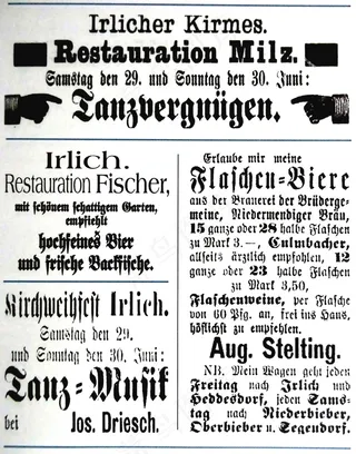 报纸广告，Off，The，Rheinland，To，1870年