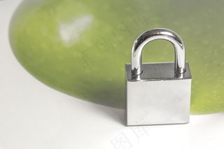 城堡，安全，挂锁，确保，金属，关闭