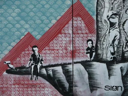 街头艺术，涂鸦，背景，多彩，颜色