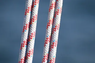 绳，湖，帆船，蓝色，船