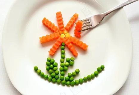 吃,胡萝卜,豌豆,健康,当然 吃,胡萝卜,豌豆,健康,当然