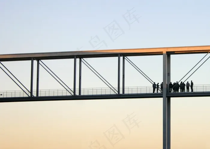 桥，连接，水，运输，交通，拱