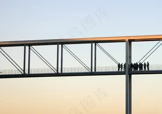 桥，连接，水，运输，交通，拱