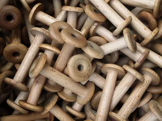 罗切蒂，线程，线轴，麻线，缝制，麻，结构