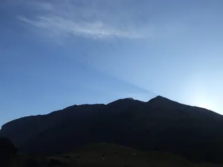 太阳，大自然，风景名胜，印度，森林，西高止山脉