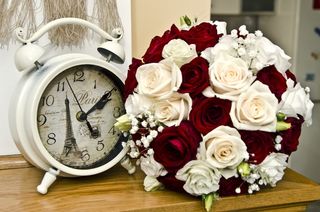 时间，时钟，巴黎，小时，秒，闹钟，符号，红色