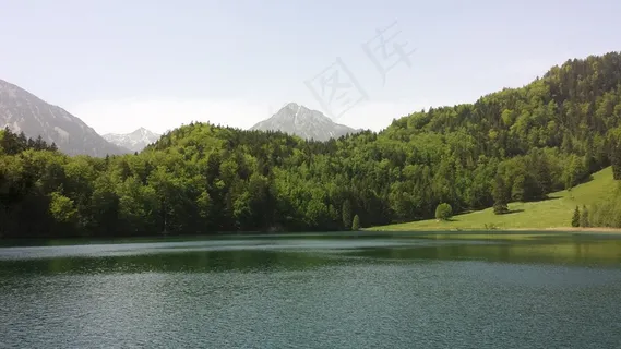 Alatsee,阿尔高,田园诗,水,仍,夏天,山 Alatsee,阿尔高,田园诗,水,仍,夏天,山