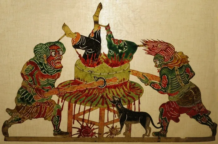 绘画，研磨，地狱，阴影，木偶，陕西