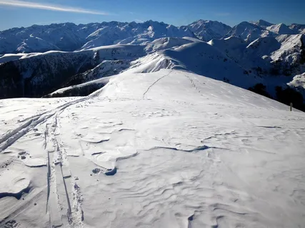 山,雪,冬天,比利牛斯 山,雪,冬天,比利牛斯