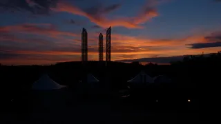 柱状，碑，玻璃柱，艺术，艺术品