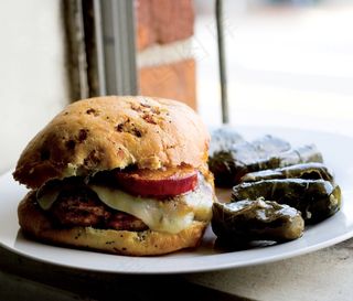 食品，汉堡，汉堡，快速，餐厅，午餐，餐