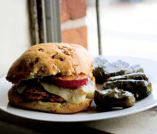 食品，汉堡，汉堡，快速，餐厅，午餐，餐