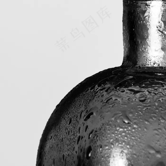 玻璃,黑色,白色,下降,黑色和白色,水 玻璃,黑色,白色,下降,黑色和白色,水