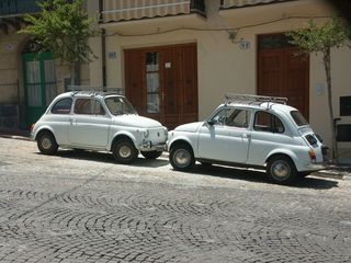汽车，菲亚特，老车