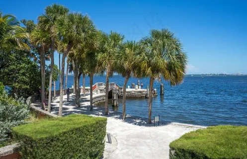 比斯开，迈阿密，佛罗里达，码头，海洋，历史