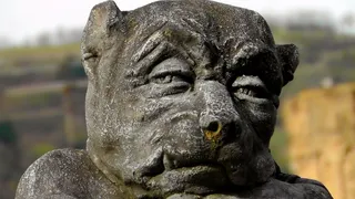 石像，石匠，狮子，雕塑，雕像