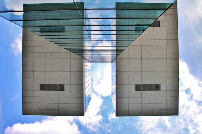 起重机之家，科隆，建筑，镜子，镜像