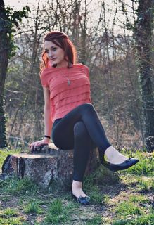 女孩，森林，太阳，自然