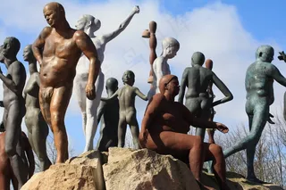 塑胶，青铜，艺术，个人，人物