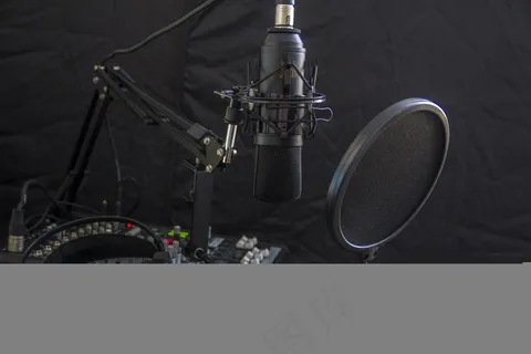 麦克风，耳机，耳机，收音机，音频，工作室