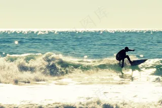 冲浪，水上运动，海上，太阳
