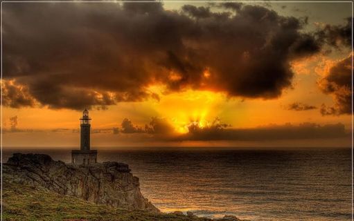 大自然，日落，云，Soledad，和平