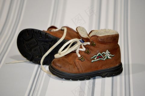 婴儿鞋，婴儿，鞋，棕色