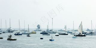 帆船，小船，船舶，海洋，海洋，港口，港口
