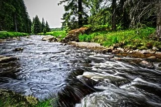 景观，自然，河流，水，南波希米亚州，舒马瓦
